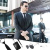 10Pcs Agent Accessories Set, Security Guard Cosplay Kit with Sunglasses,