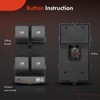A-Premium Master Power Window Switch Compatible with Buick LaCrosse 2010-2016,