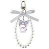 Tees Factory Sanrio Ribbon Pearl Keychain Ballet Core/Kuromi