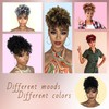 Builson Drawstring Black Women Afro Puff Kinky Curly Hair Ponytail