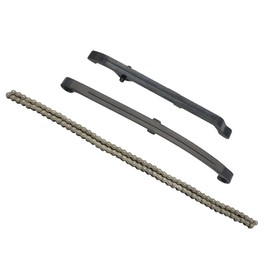 FZJDSD Cam Timing Chain & Tensioner Guide Compatible with Honda XL200R XR185 XR200 XR200R XL185S Replace 14500-427-000 14550-427-000