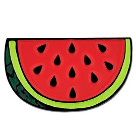 PinMart Watermelon Slice Fruit Summer Cute Enamel Lapel Pin