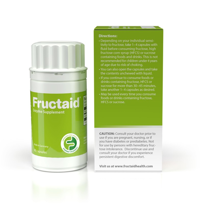 Fructaid Enzyme Supplement - 90 Capsules, so That You can