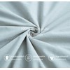 Boqingzhu Cotton Bed Linen 135 x 200 cm Blue Light