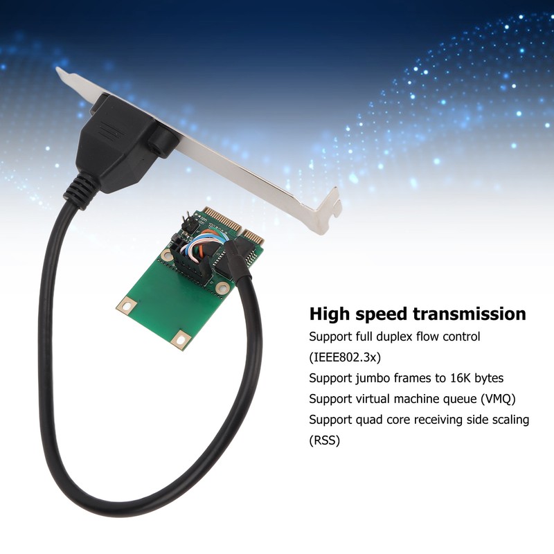Mini PCIE LAN Card High Speed Transmission Single Port 2.5G