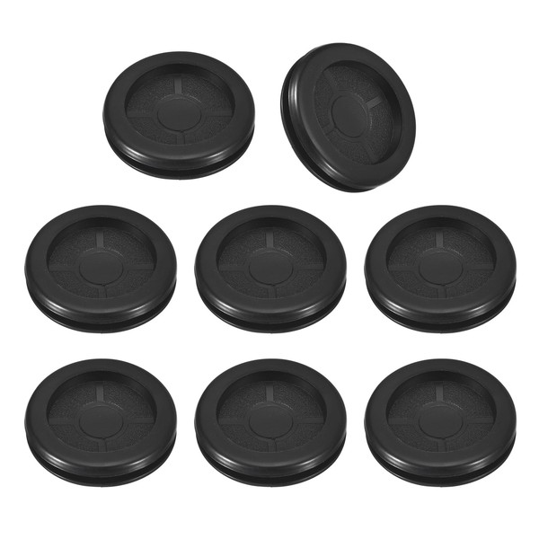 sourcing map 8Pcs Rubber Grommets 1-2/8" (32mm) Drill Hole, 1-1/4"