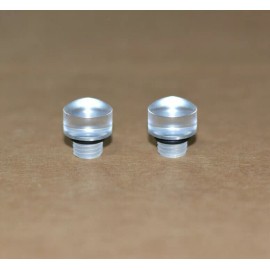 AED -5170 (Pair) Clear Fuel Level Sight Bowl Plugs For Holley Carburetor 4150