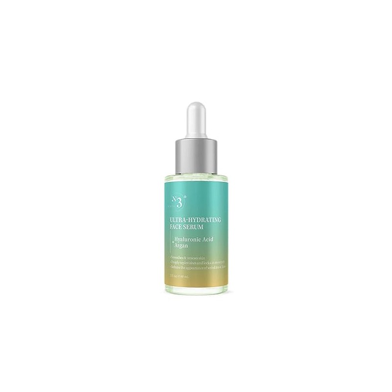 No 3 Ultra-Hydrating Hyaluronic Acid + Argan Face Serum