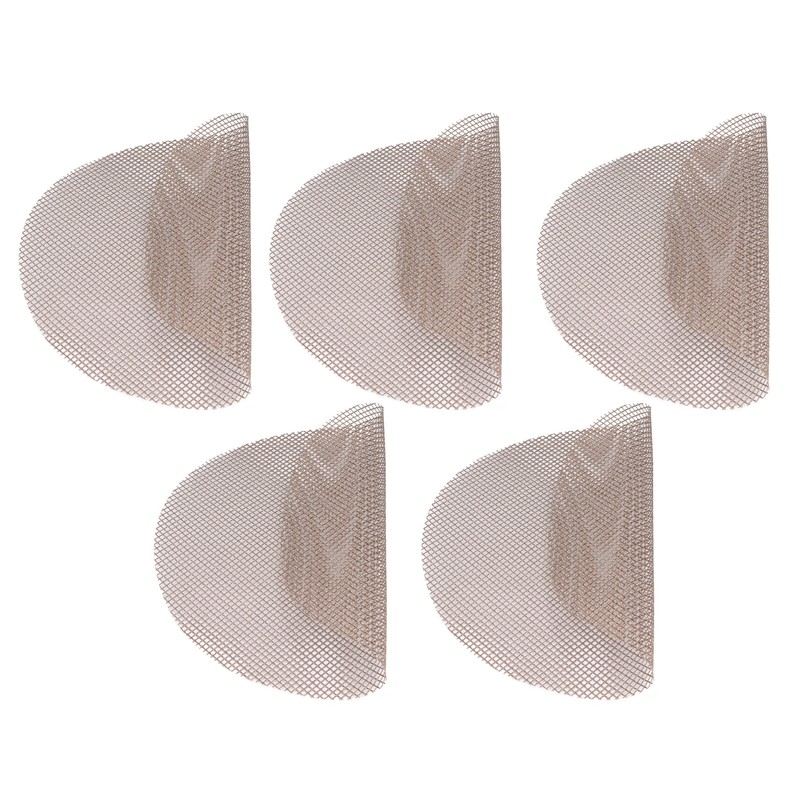 5Pcs High Temperature Resistant Barbecue Round Mat Reusable Non Stick