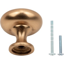 DESIGNPERFECT 1-3/16" Diameter Traditional Mushroom Knobs 10 Pack