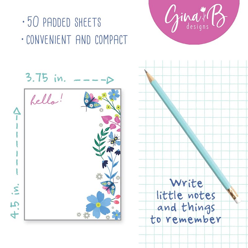 Set of 2- Garden Oasis Memo, Notepad