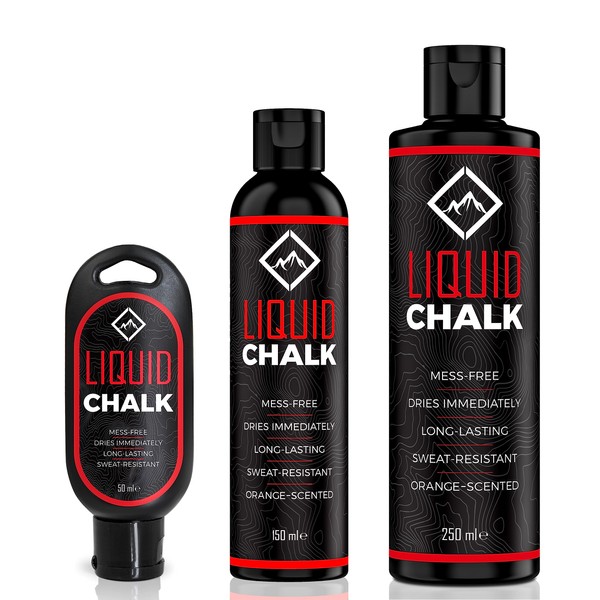 SURVIVOR Liquid Chalk – Gym Chalk for Weightlifting, Rock Climbing, Bouldering, Gymnastics, Pole Grip, & More - Lifting Chalk & Climbing Chalk for Dry Hands - Liquid Grip Hand Chalk for Lifting & More