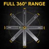 LEXIVON Aluminum Digital Angle Finder Gauge, 7-inch/180mm Multi-Purpose Protractor, Includes