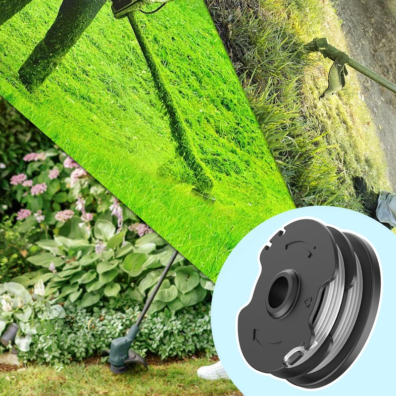 MUFUSHAN Pack of 4 thread spool suitable for Parkside cordless