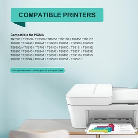 LOFBLAT PGI-580 CLI-581 XXL Printer Cartridges Replacement for Canon 580 581 Multipack XXL for Canon TR8550 Printer Cartridges for Canon TS6350 for Pixma TR8550 TS705 TS6150 TS6250 TR8500 TS8350 (Pack