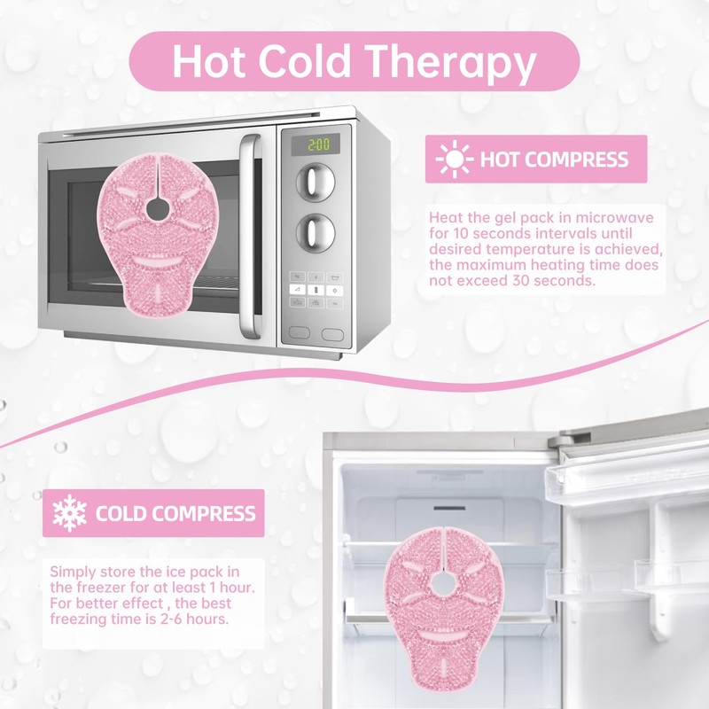 Breast Therapy Ice Packs Large Hot Cold Breast Pads, Nipple