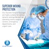 Dynarex Surgical Gauze Sponges - Absorbent Cotton Fabric with Folded