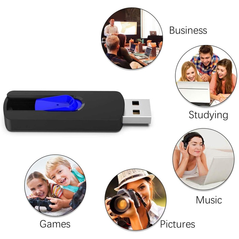RAOYI 5Pack 64GB USB Flash Drive USB Stick USB 3.0