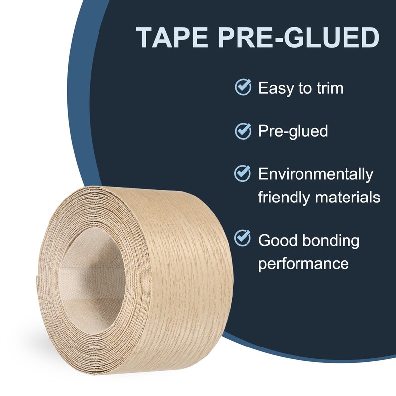 PATIKIL White Oak Edge Banding, 3 in x 25 ft
