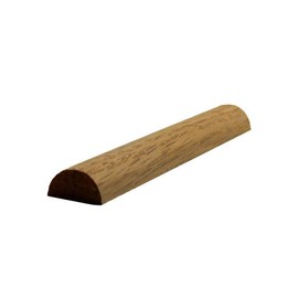 EWHR11 Half Round Moulding Trim, 3/8" x 3/4", Red Oak, 94"