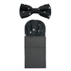 Men's Bowtie & 6cm Narrow Necktie & Pocket Squares 3