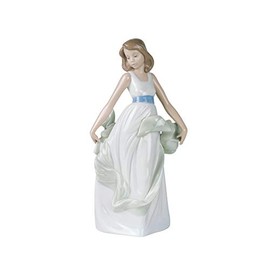 NAO Walking On Air. Porcelain Girl Figure.