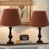Table Lamp Shade Plush Cloth Tapered Simple Exquisite Lampshade for