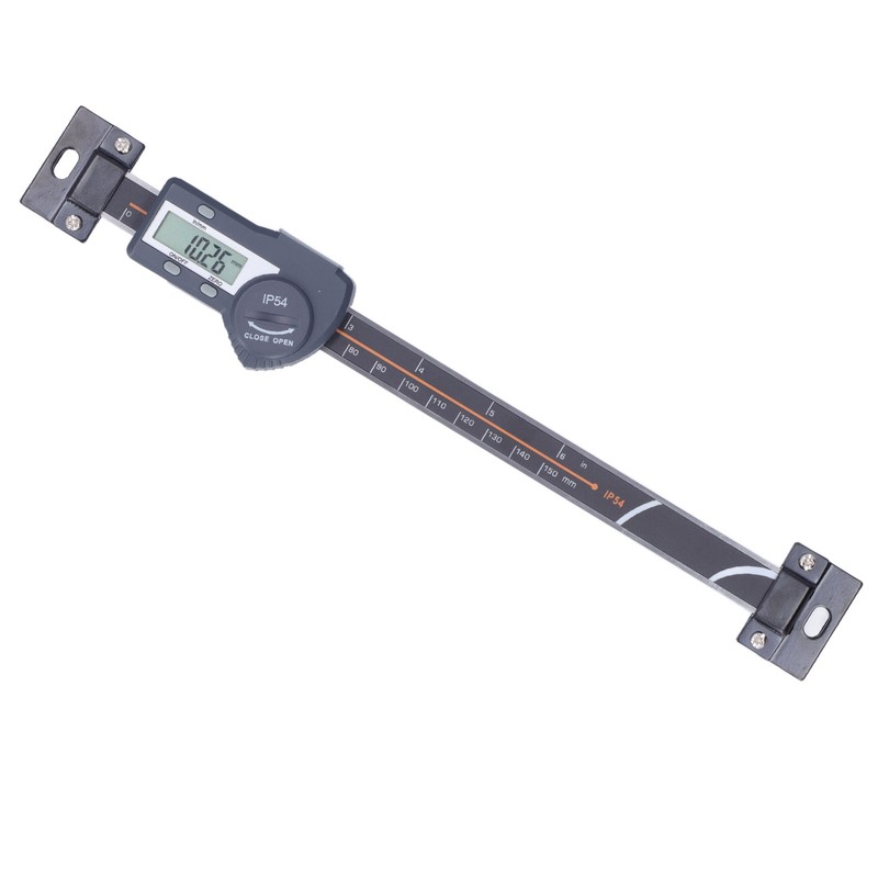 IP54 Horizontal Vernier Caliper LCD Display Digital Linear Scale Measuring