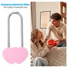 PATIKIL 3.9" 50mm Love Locks Heart Padlock Without Key, Double