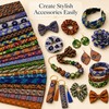 Stioyitois 20 Pcs African Print Polyester Fabric Squares, 25 x