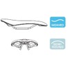 PRO TANIX Performance Saddle 5.6 inches (142 mm), 7.1 oz