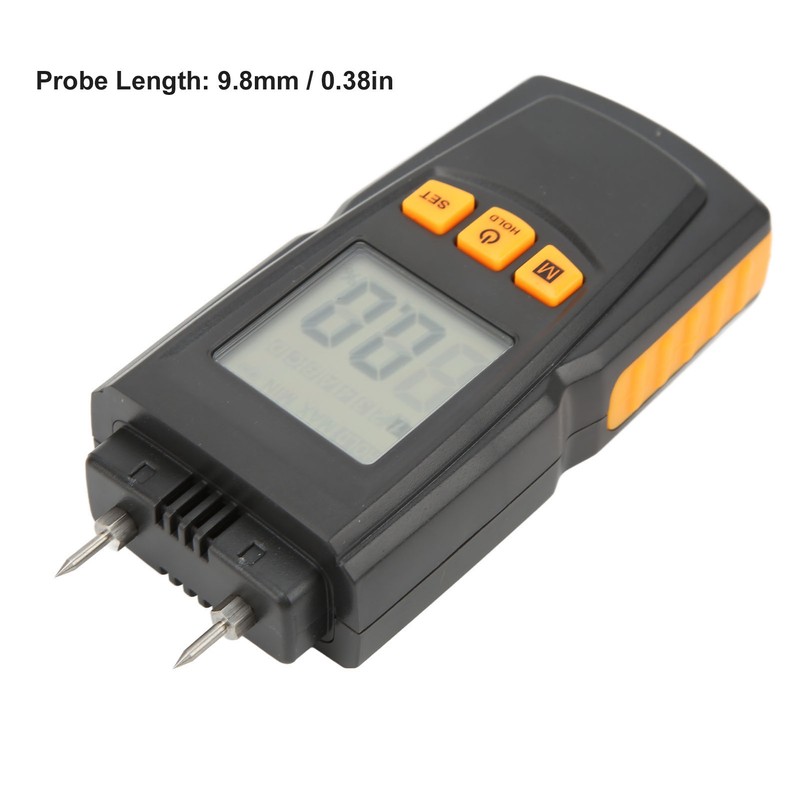 GM605 Portable Wood Moisture Meter Hygrometer Digital Wood Density Meter