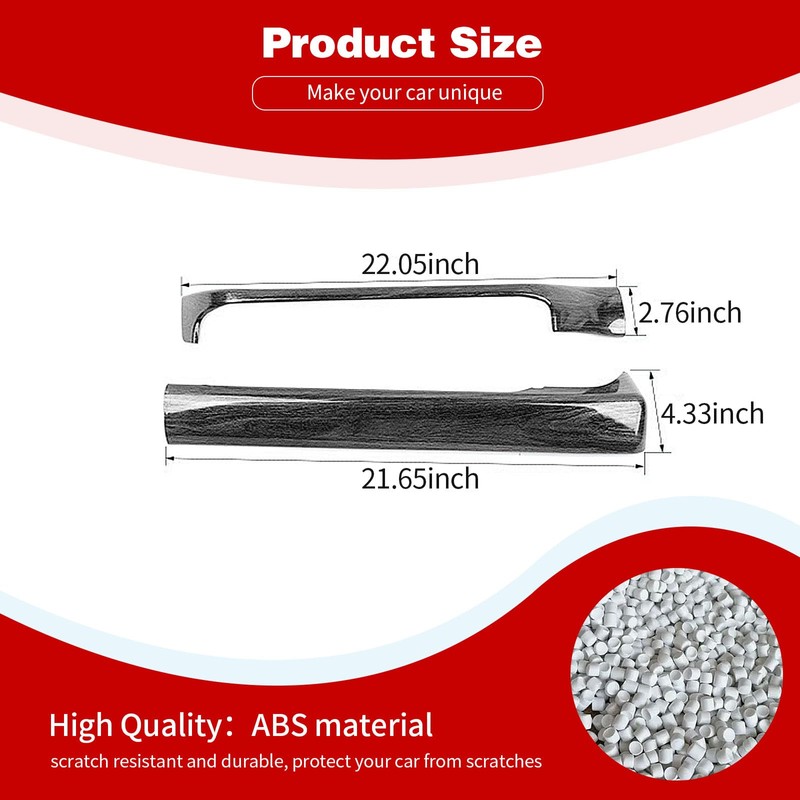 PDKLIN for Silverado Center Console Dashboard Panel Trim Cover for