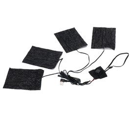 Clothing Electric Heating Pads Winter Camping Adjustable 3 Level Carbon Fiber Washable USB 5V