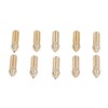 10Pcs 3D Printer Nozzle Kit High Flow Smoother Operation Bass