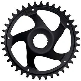 KMC Bosch Gen 4 Spacerless Chainring, Black, 38T, Chainline 47.5mm