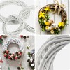 KADAX Decorative Wreath, Ideal as a Door Wreath, Natural Willow