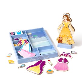 Belle Wooden Magnetic Dress-Up Play Set