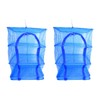 4-Tier Large Multi-Purpose Drying Net (50x50) - 2 Pack for Produce & Dishes Vegetable Drying