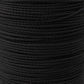 Paracord Planet ParaLock Paracord – Textured Sheath Paracord for Added Grip in Knots, Handles, and More! (Black, 25 Feet)