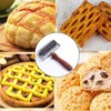 Wjelet Pastry Lattice Roller Cutter, Lattice Pastry Cutter, Stainless Steel