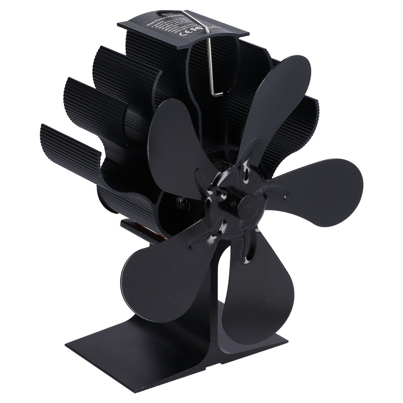 Stove Fan Single Head 5 Blade Wood Burning Fireplace Fan