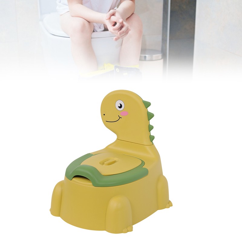 Potty Chair Cartoon Dinosaur Adjustable Height Safe PP Detachable Potty