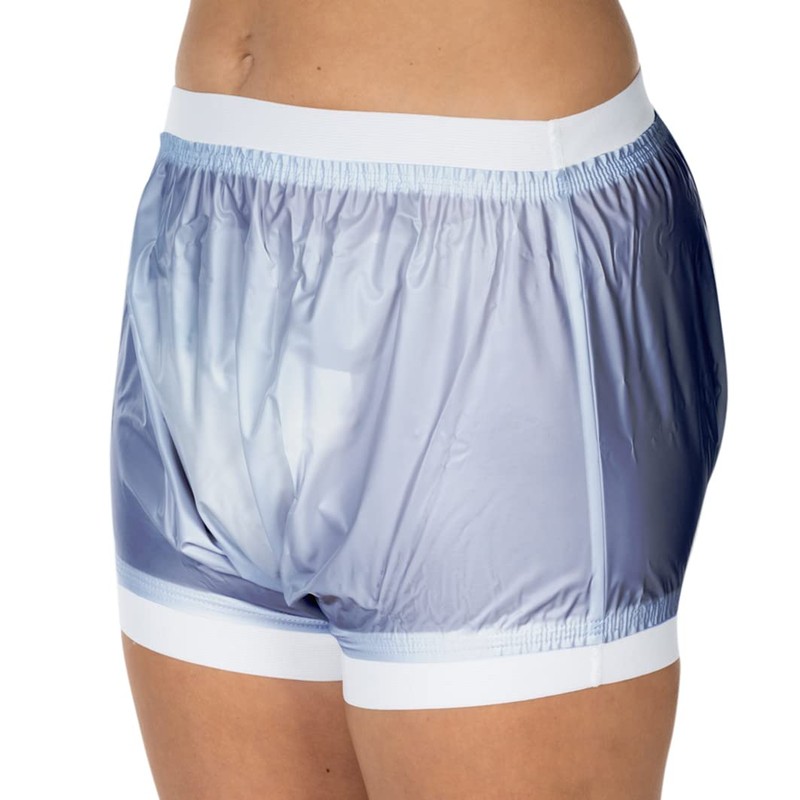 Suprima Slip on PVC Briefs 1218 (Unisex), lightblue, 38