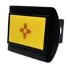 Elektroplate New Mexico State Flag All Metal Black Hitch Cover