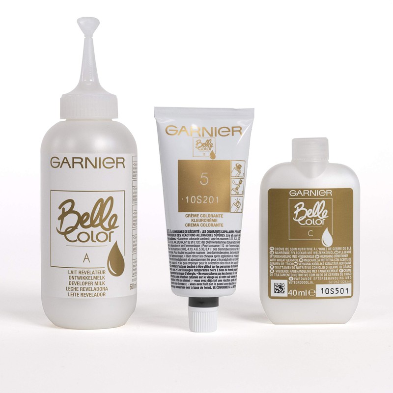 Garnier Belle Color Permanente Coloration, Blond, 110 Blond drei, hellbraun