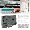 5pcs 18mm Label Maker Tape for Tze 241 Tz241 3/4in