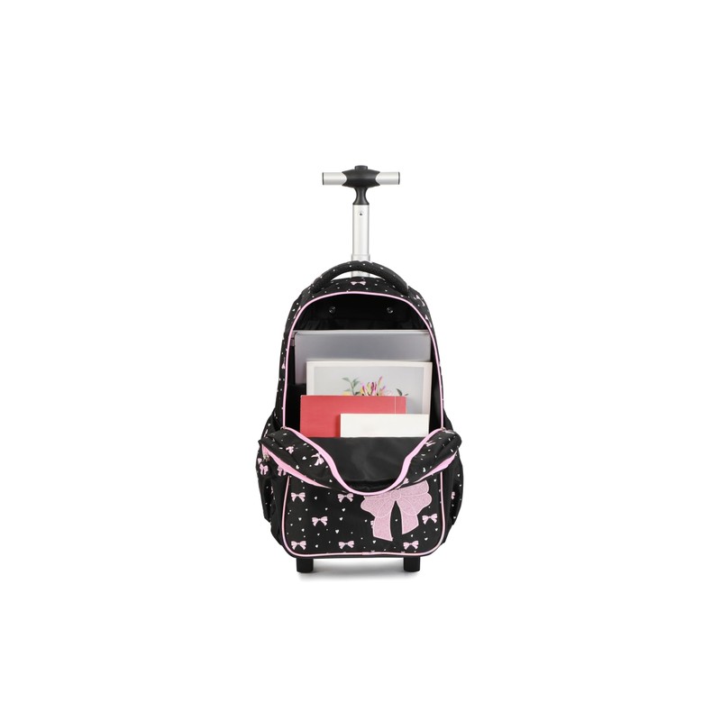 kingdisen Women Large Rolling travel Backpack for kids, Wheeled Backpack