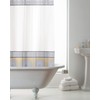 Country Club Mandala Geometry Design Peva Shower Curtain with Rings