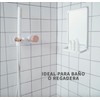 NAMARO DESIGN-Espejo de Succión Para Baño con Repisa Plegable, con